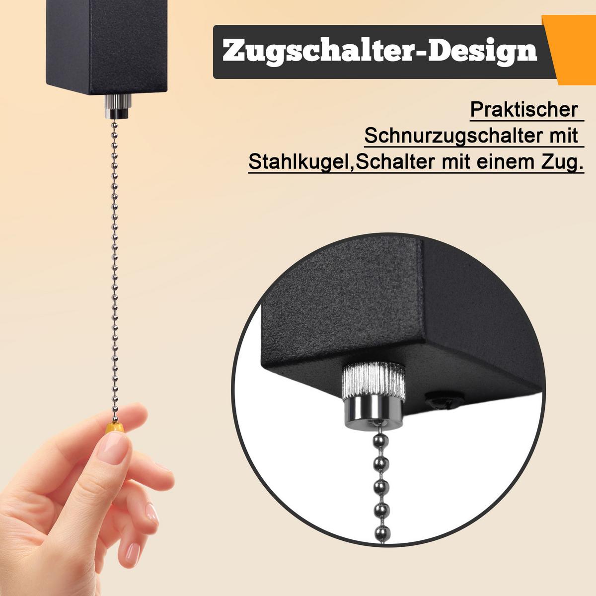 LED-WANDLEUCHTE Glistening 27.5/12/4.5 cm - Schwarz, Metall (12/4.5/27.5cm) - ZMH