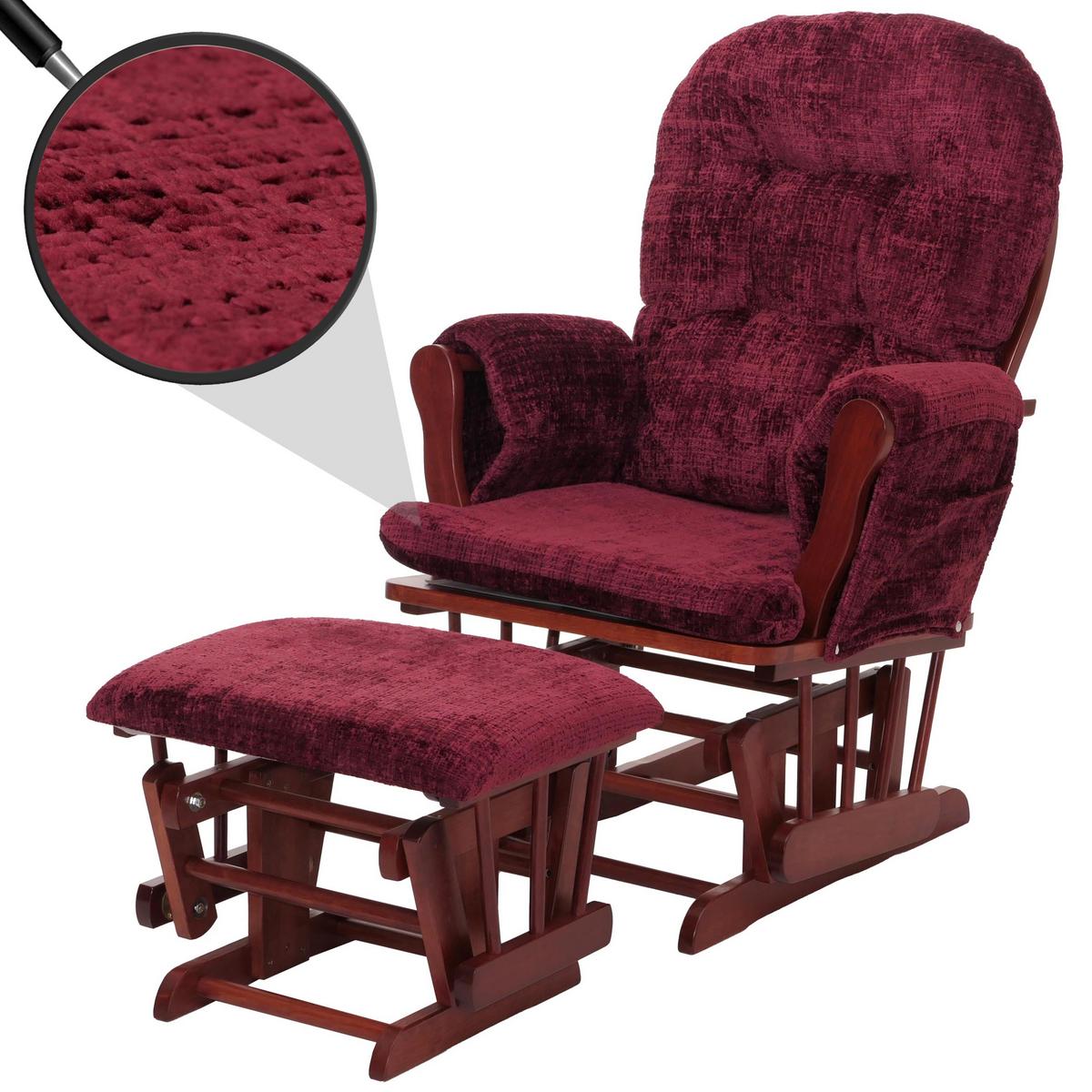 RELAXSESSEL Bordeaux, Braun - Bordeaux/Braun, Textil (75/100/71cm) - MCW