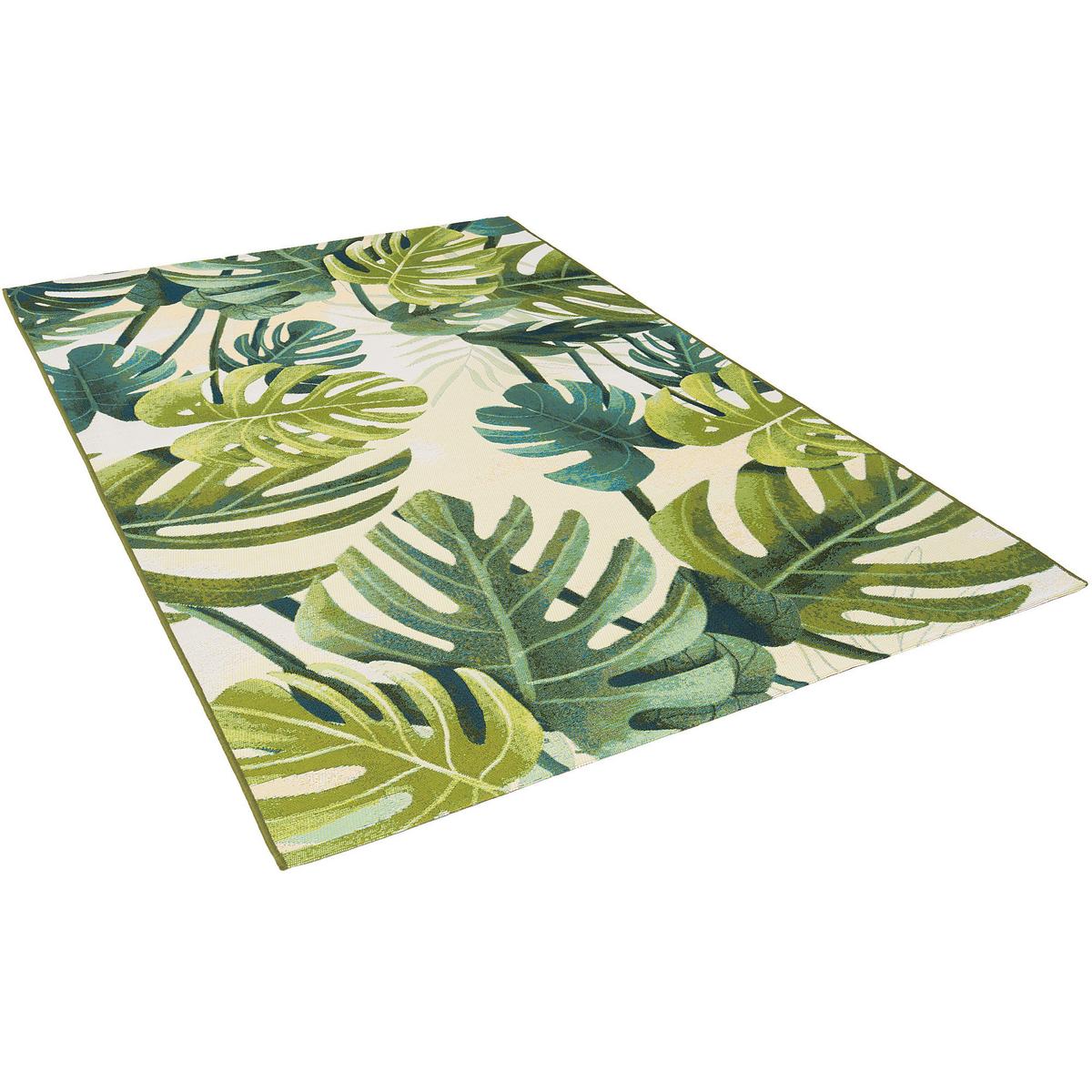 IN- & OUTDOOR TEPPICH MALIBU - Dunkelgrün, Textil (80/165cm) - Pergamon