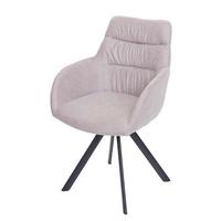 ESSZIMMERSTUHL Cremeweiß - Beige/Weiß, Textil (57/94/47cm) - MCW