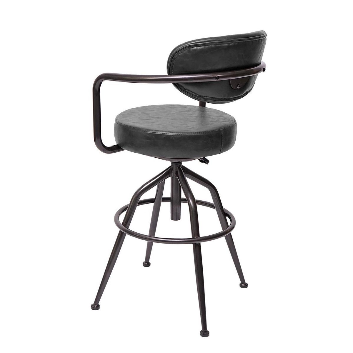 BARHOCKER H10F Grau - Grau, Textil (53/106/43cm) - MCW