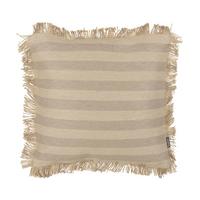 DEKOKISSEN Beige 45/45 cm Cirsium - Beige, Naturmaterialien (45/45/10cm) - Beliani