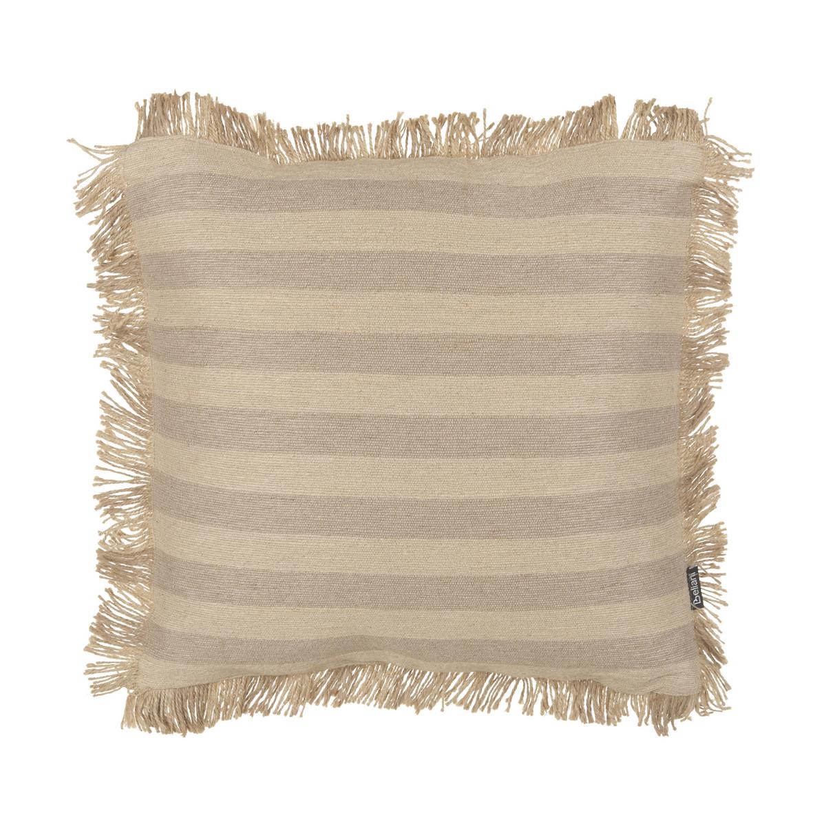 DEKOKISSEN 2er-Set Beige 45/45 cm Cirsium - Beige, Naturmaterialien (45/45cm) - Beliani