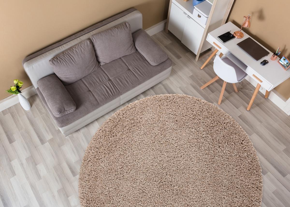 TEPPICH Soffi 100 cm - Beige, Textil (100/100cm) - rugsX