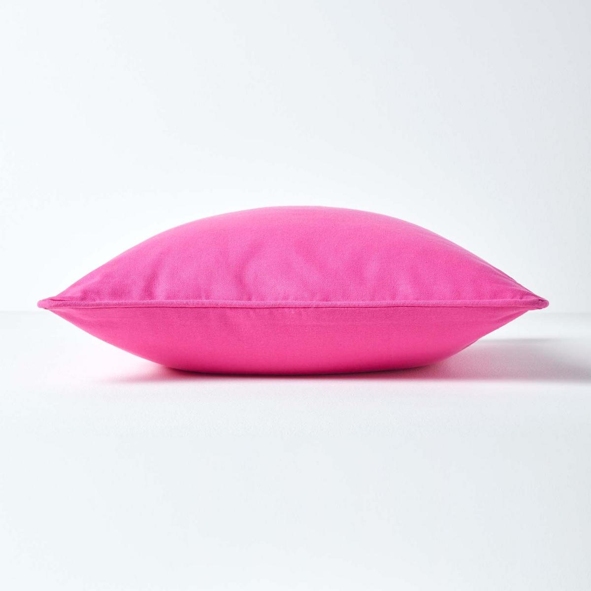 KISSENHÜLLE pink 30/30 cm, 100% Baumwolle - Pink, Textil (30/30cm) - Homescapes