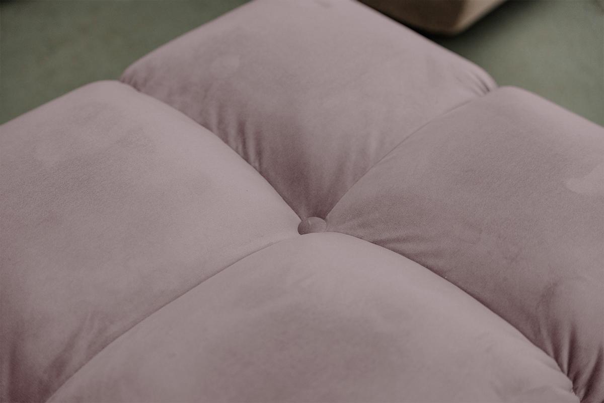 SITZGRUPPE VIVIEN 3ER SET Grau Velvet (1er-Set) - Grau, Kunststoff/Textil (359/85/510cm) - KAWOLA