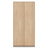 KLEIDERSCHRANK Heggers Mavelie Eicheoptik, 91,6 cm - Eichefarben, Holzwerkstoff (91.6/189.6/52cm) - Selsey