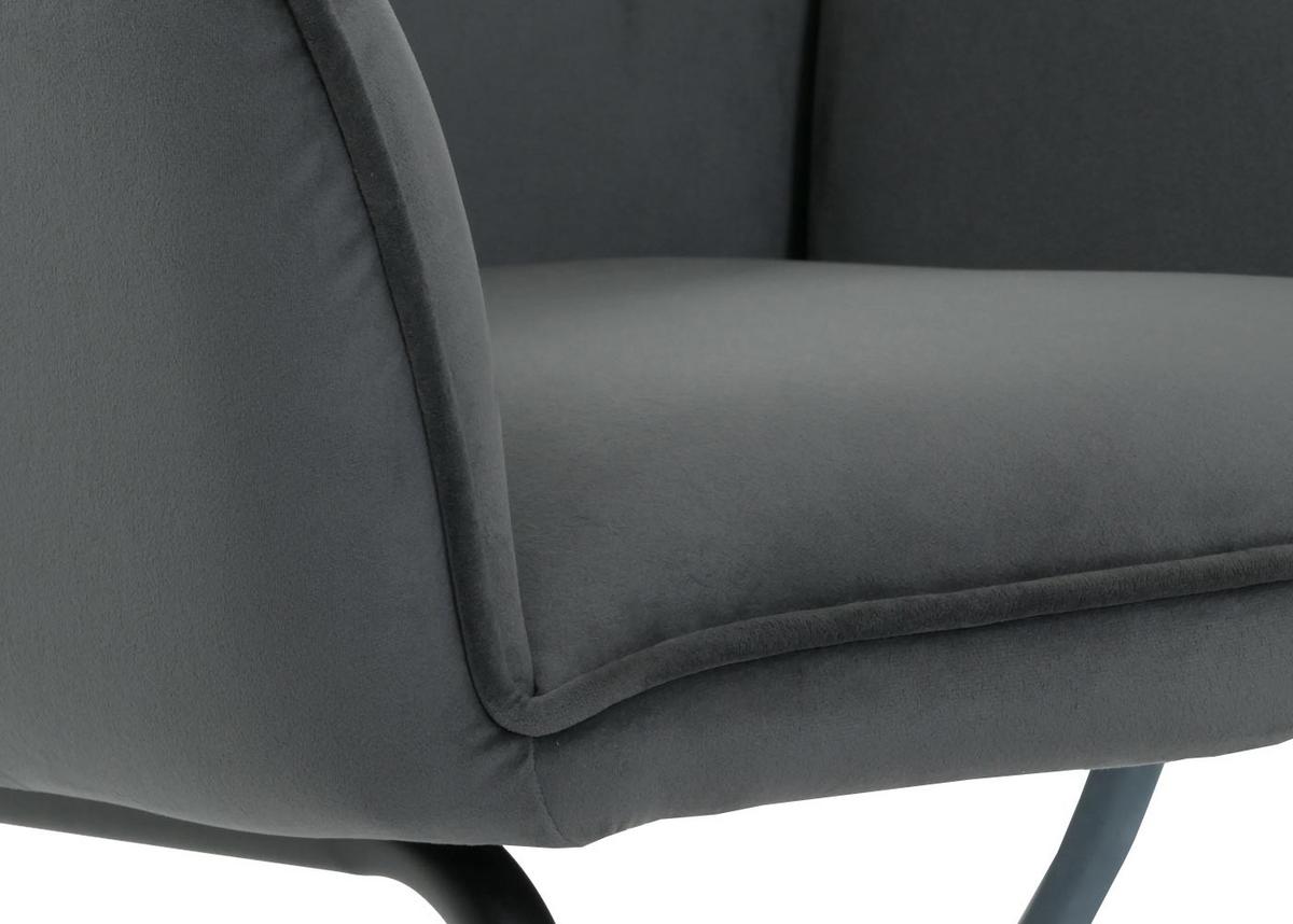 FREISCHWINGER Grau - Dunkelgrau/Grau, Textil (60/89/61cm) - MCW