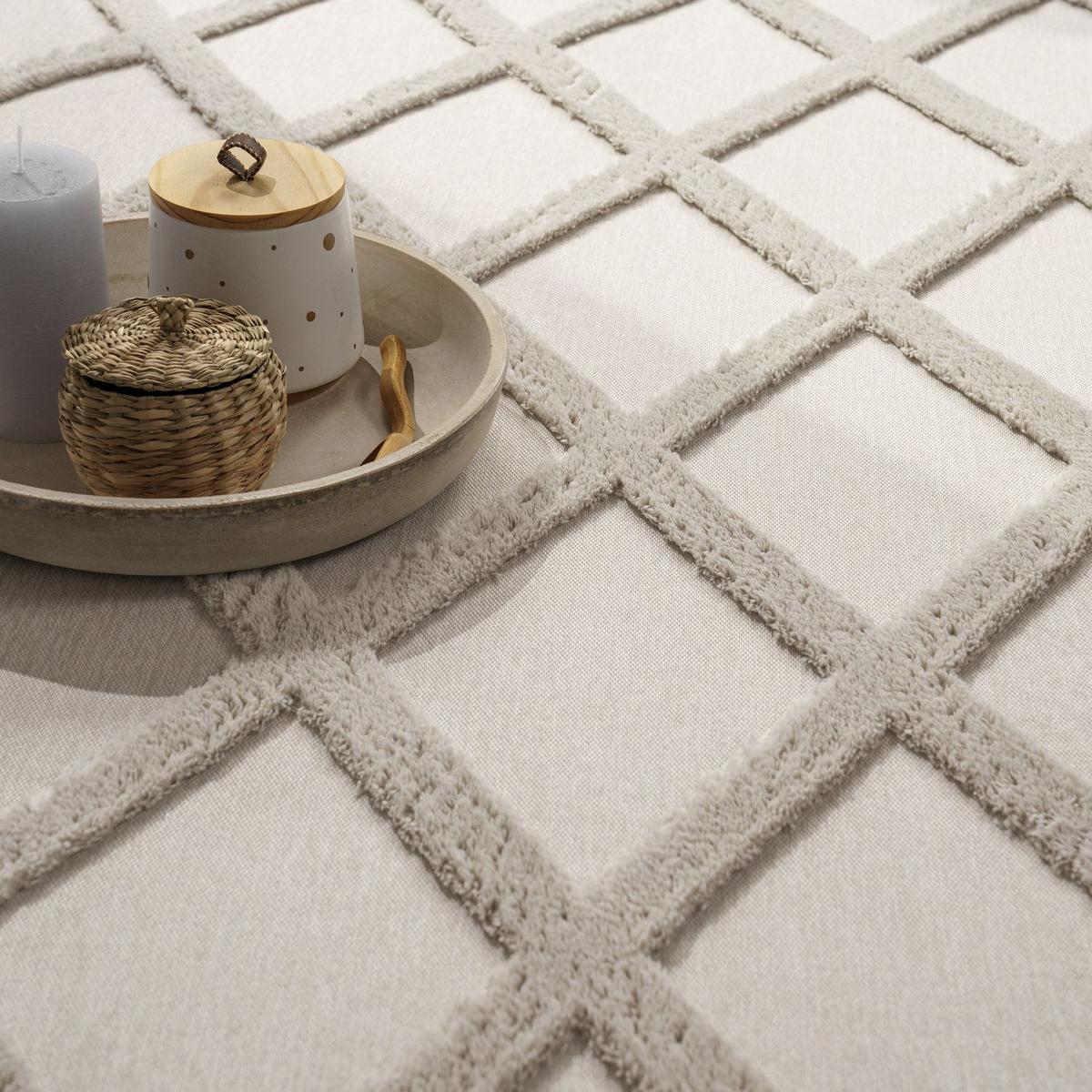 FLACHWEBETEPPICH Skandinavisch Hellbeige Creme 120 x 160 cm - Beige, Kunststoff (120/160cm) - TT Home