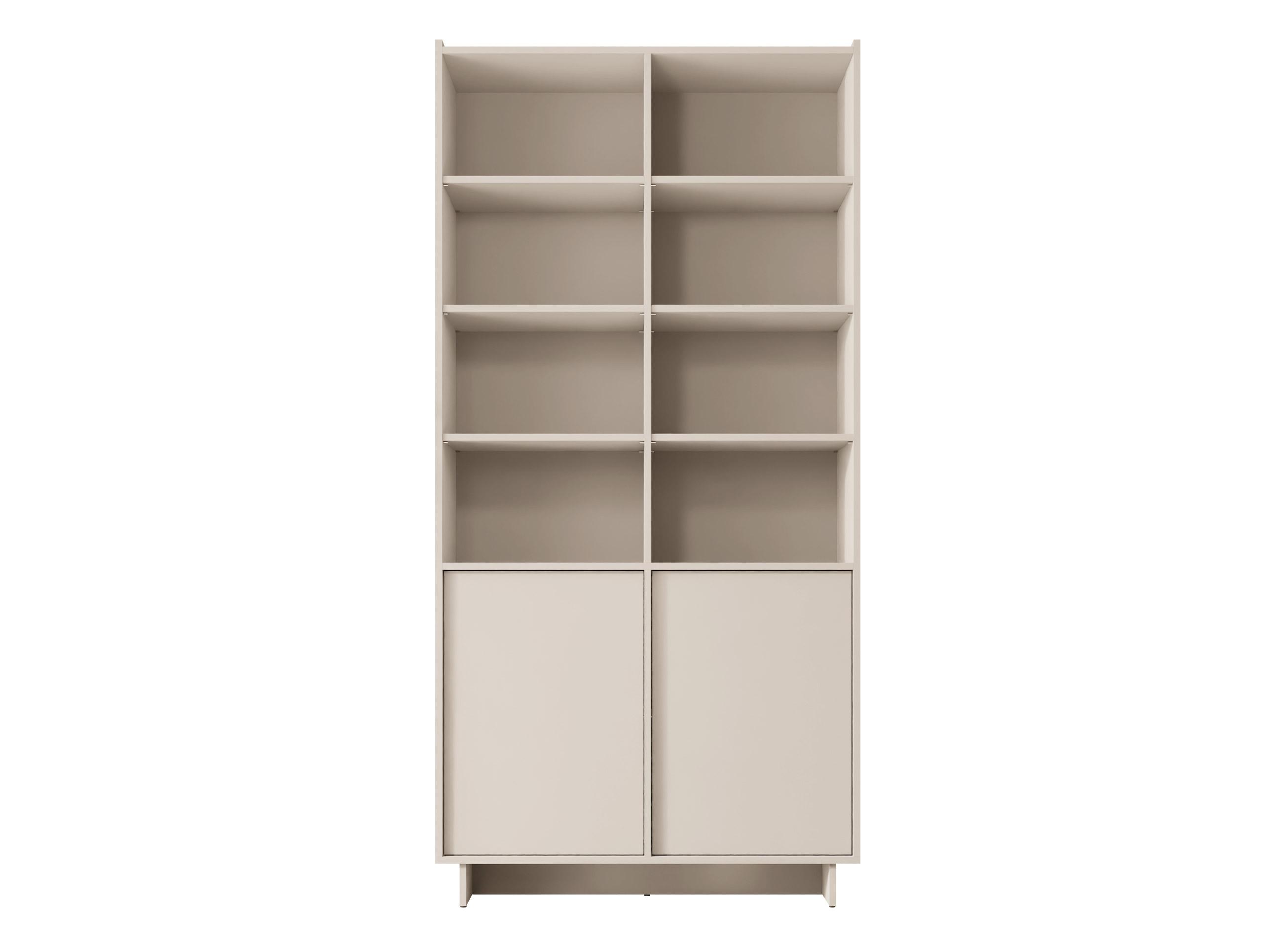STANDREGAL Yasumi R98 - Kaschmir/Schwarz, Holzwerkstoff/Kunststoff (98/201/39cm) - MIRJAN24