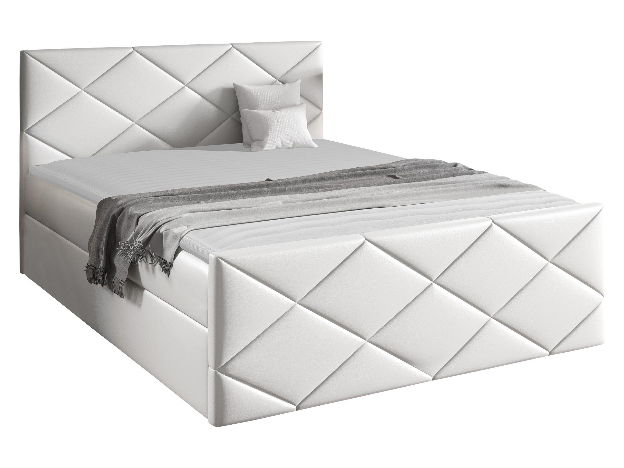 BOXBETT Herkules - H3 - Weiß, Holz (160/200cm) - MIRJAN24