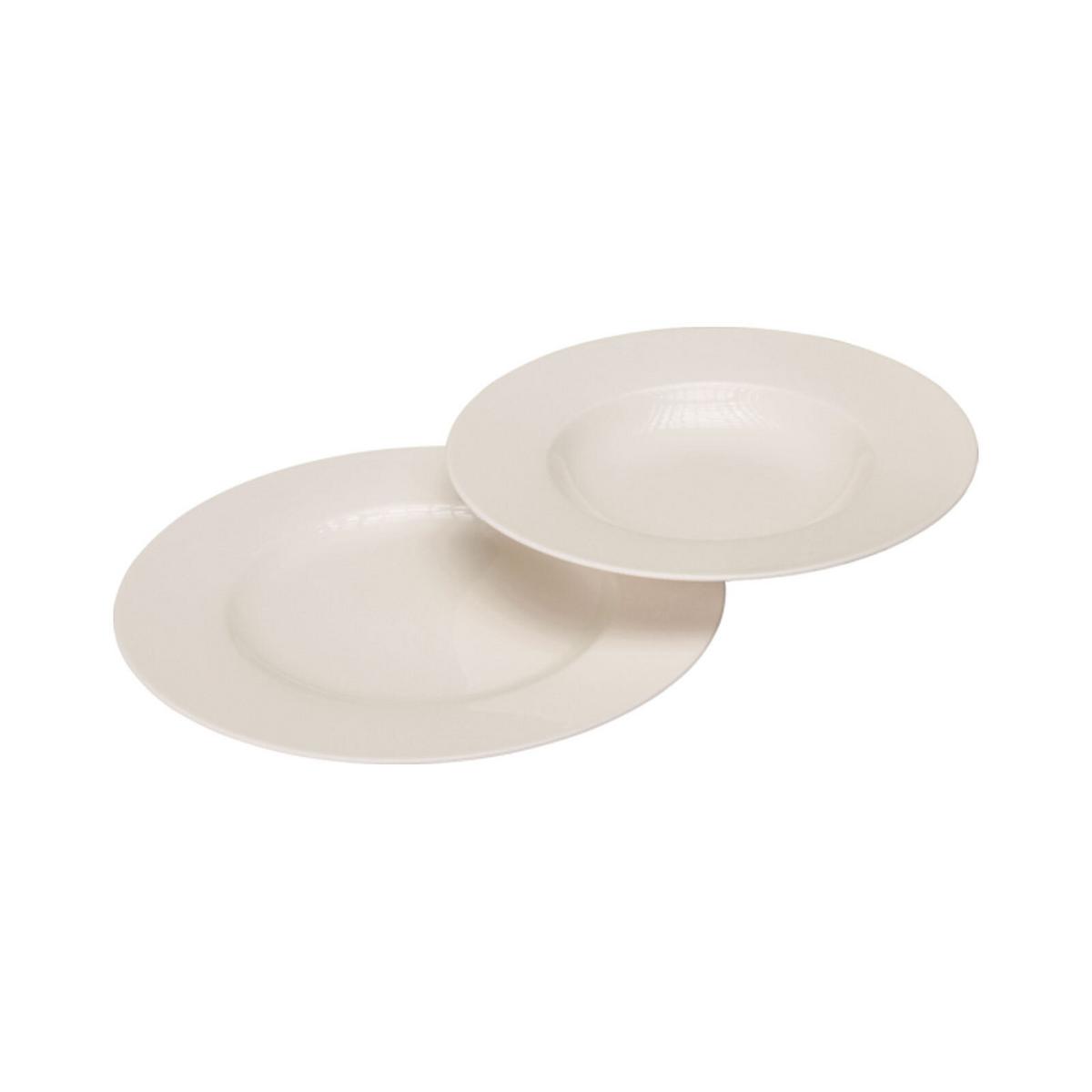 TAFELSERVICE Basic White weiß 12-tlg. - Weiß, Keramik (2/2/2cm) - vivo | Villeroy & Boch Group