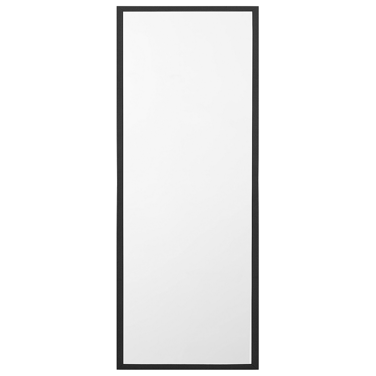 STEHSPIEGEL schwarz rechteckig 40/140 cm Torcy - Schwarz, Kunststoff (40/140/3cm) - Beliani