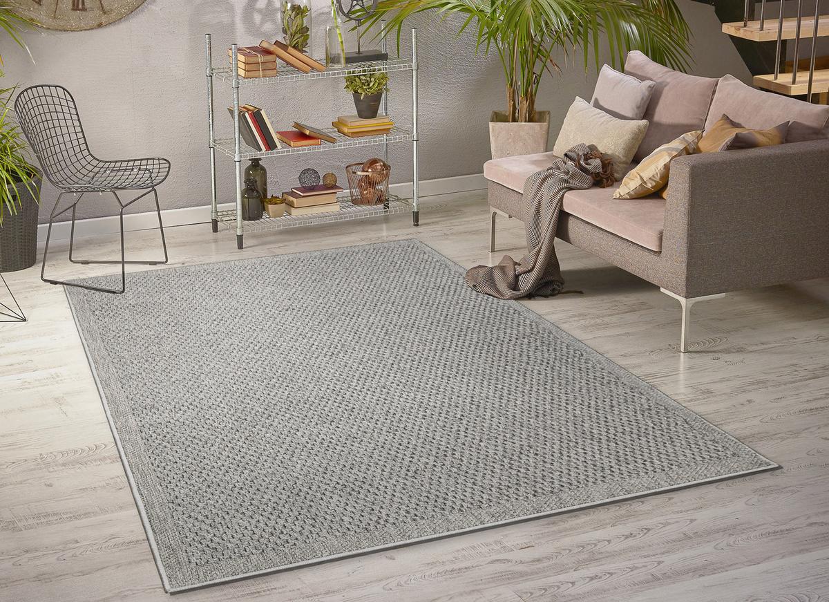 TEPPICH Origi 78/150 cm - Grau, Textil (78/150cm) - rugsX