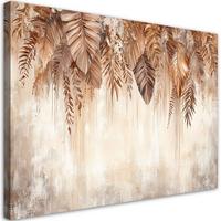 LEINWANDBILD Natur und Botanik 90x60cm - Braun, Textil (90/60cm) - Feeby