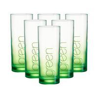 TRINKGLÄSER Favo Grün 360 ml 6er Set - Grün, Glas (0.36L) - Ritzenhoff Breker