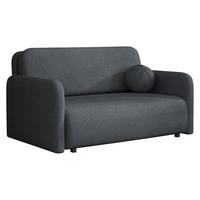 SCHLAFSOFA Viva Sun III - Dunkelgrau/Schwarz, Holz/Textil (150/85/103cm) - MIRJAN24