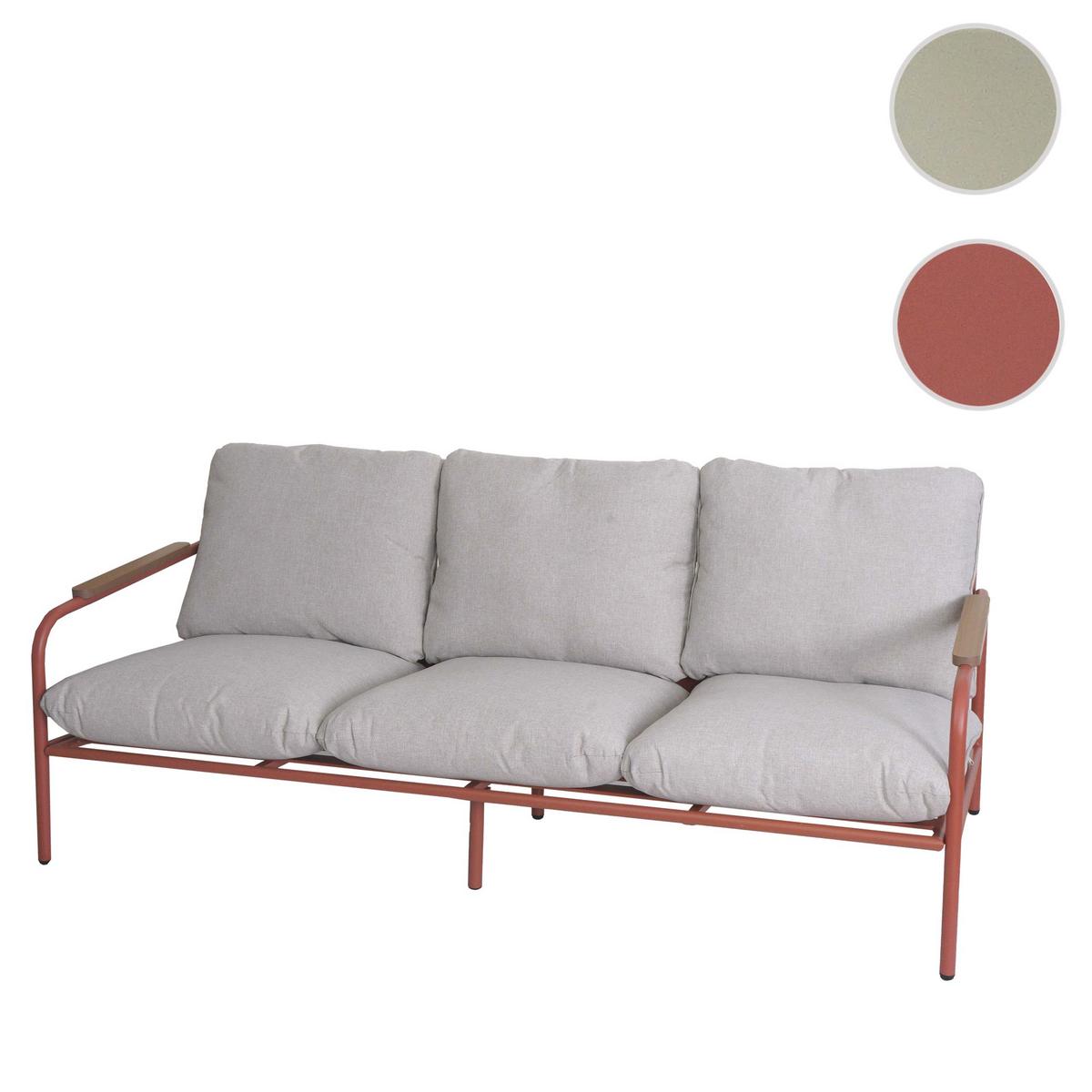 GARTENBANK Rot - Rot, Metall (184/81/81cm) - MCW