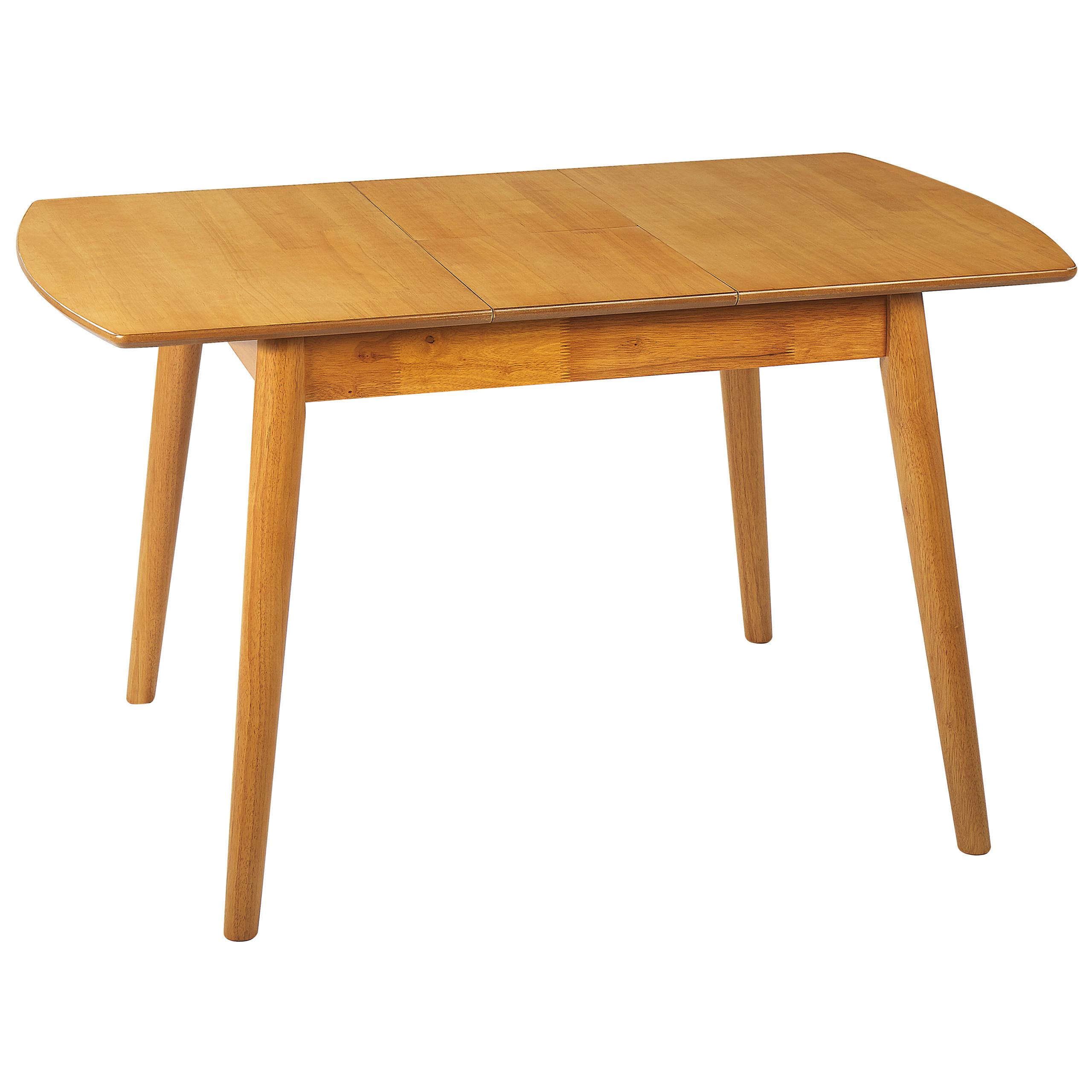 ESSTISCH 100-130/80/75 cm Hellbraun Rechteckig Toms - Hellbraun, Holzwerkstoff (80/130/75cm) - Beliani