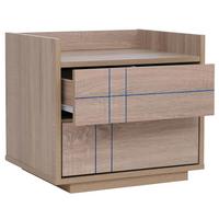NACHTTISCH eckig Beige - Beige, Holz (48/43/41cm) - MCW