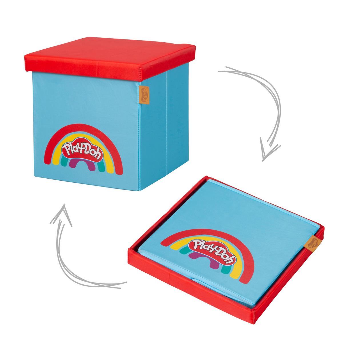 BASTELTISCH roba x Play-Doh - Weiß, Holzwerkstoff (55/54/55cm) - Roba