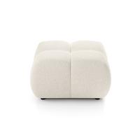 POLSTERHOCKER MODA Modern Sitzhocker, Fußhocker Creme - Creme, Holzwerkstoff/Kunststoff (72/43.5/72cm) - MASSENO