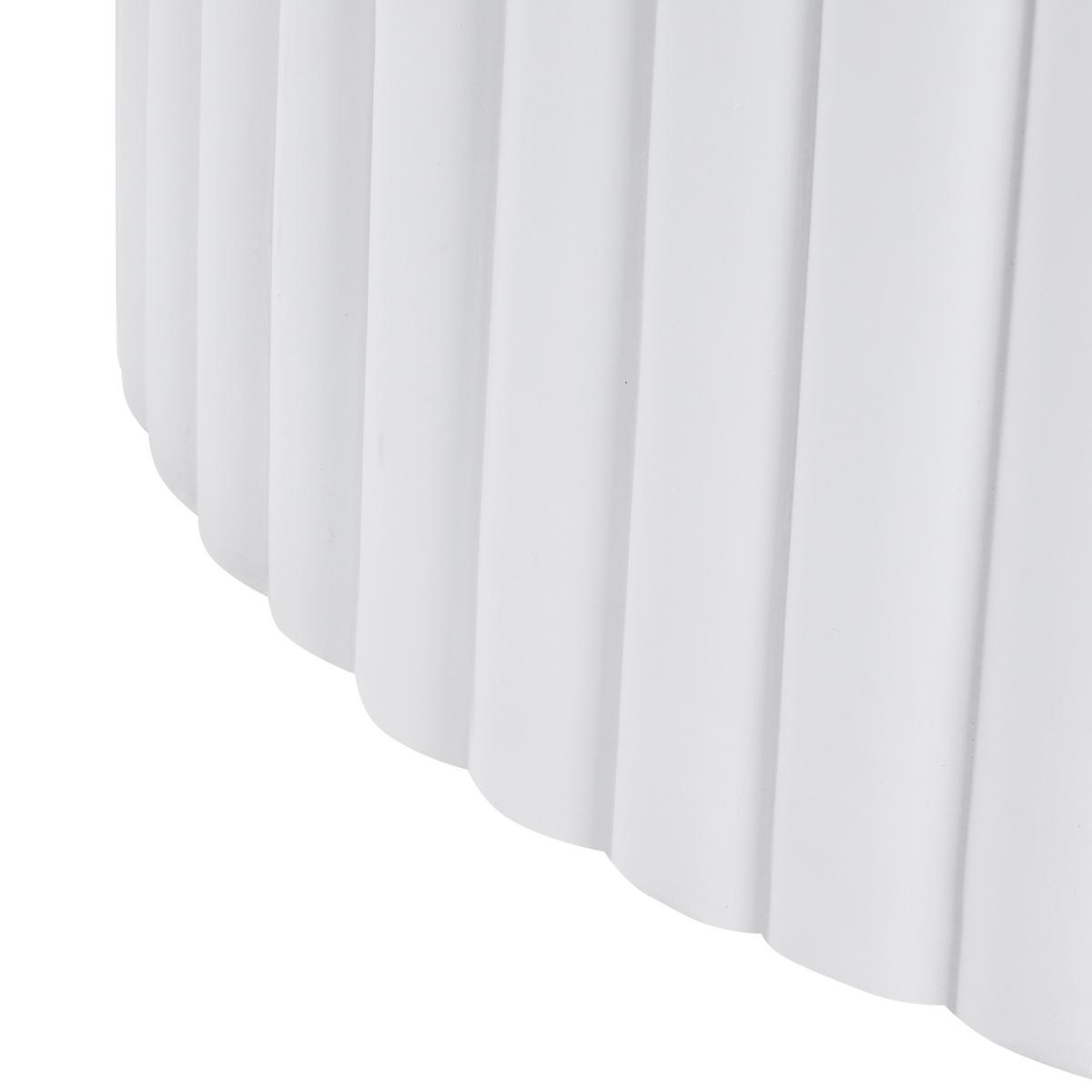 COUCHTISCH 117/117 cm Weiß Pozza - Weiß, Keramik (117/117/42cm) - Beliani