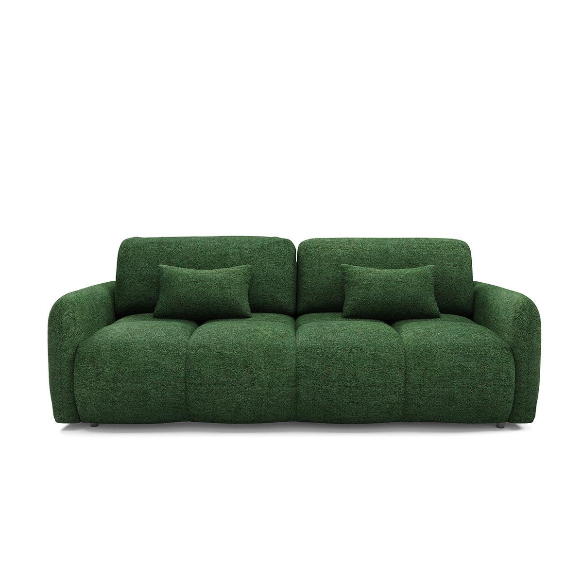 SOFA 3 Sitzplätze Grün - Grün, Holz (236/95/121cm) - Petits-meubles