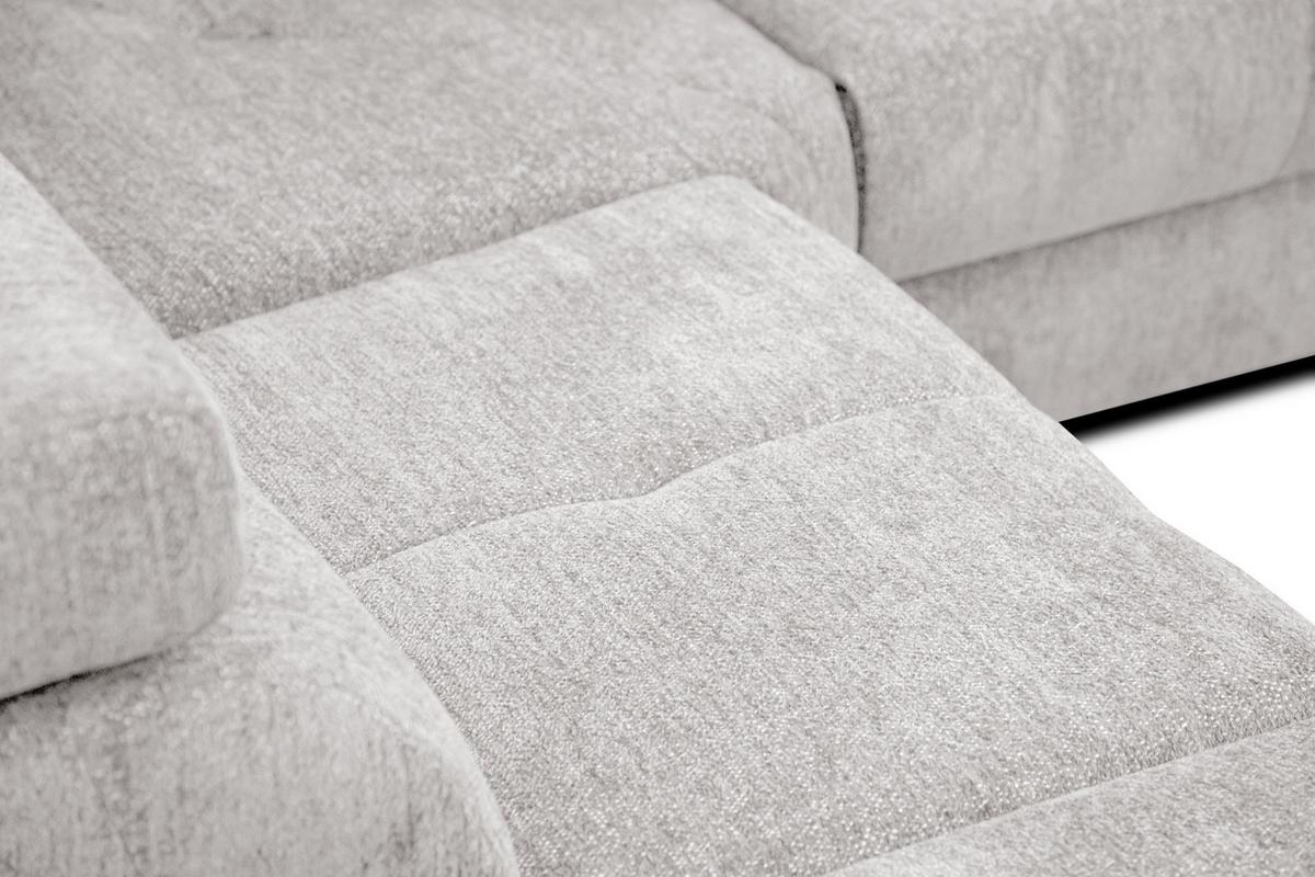 ECKSOFA CALVERA 5-Sitzer, weiß - Weiß, Holzwerkstoff/Textil (239/298cm) - Wozimo