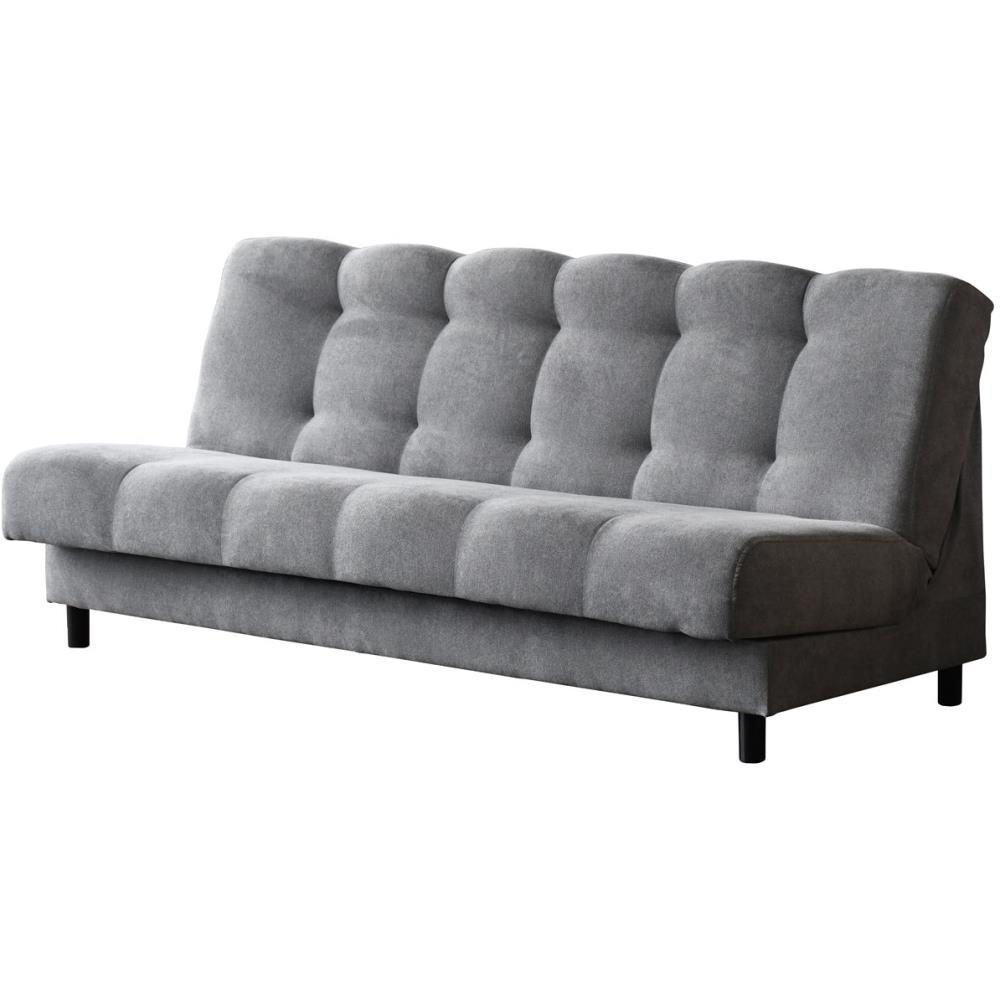 3-SITZER SOFA Simon hellgrau - Hellgrau, Textil (195/88/88cm) - Beautysofa