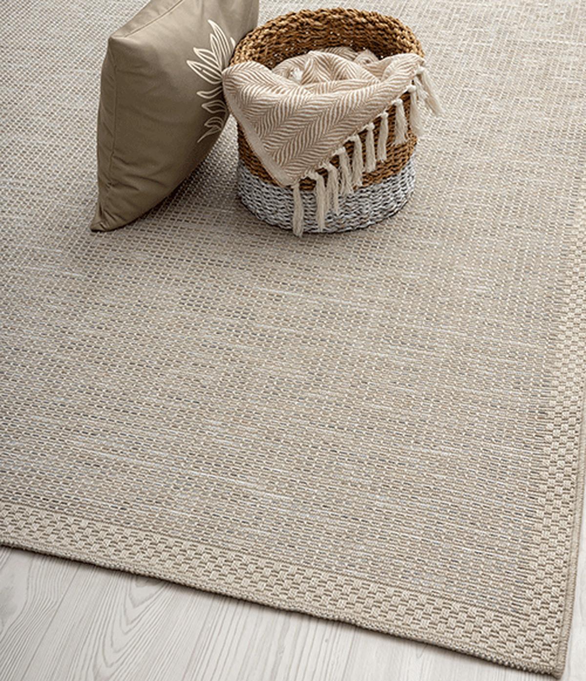 FLACHWEBTEPPICH Uni ESERA Polypropylen Beige 160 x 220 cm - Beige, Textil (160/220cm) - KADIMA DESIGN