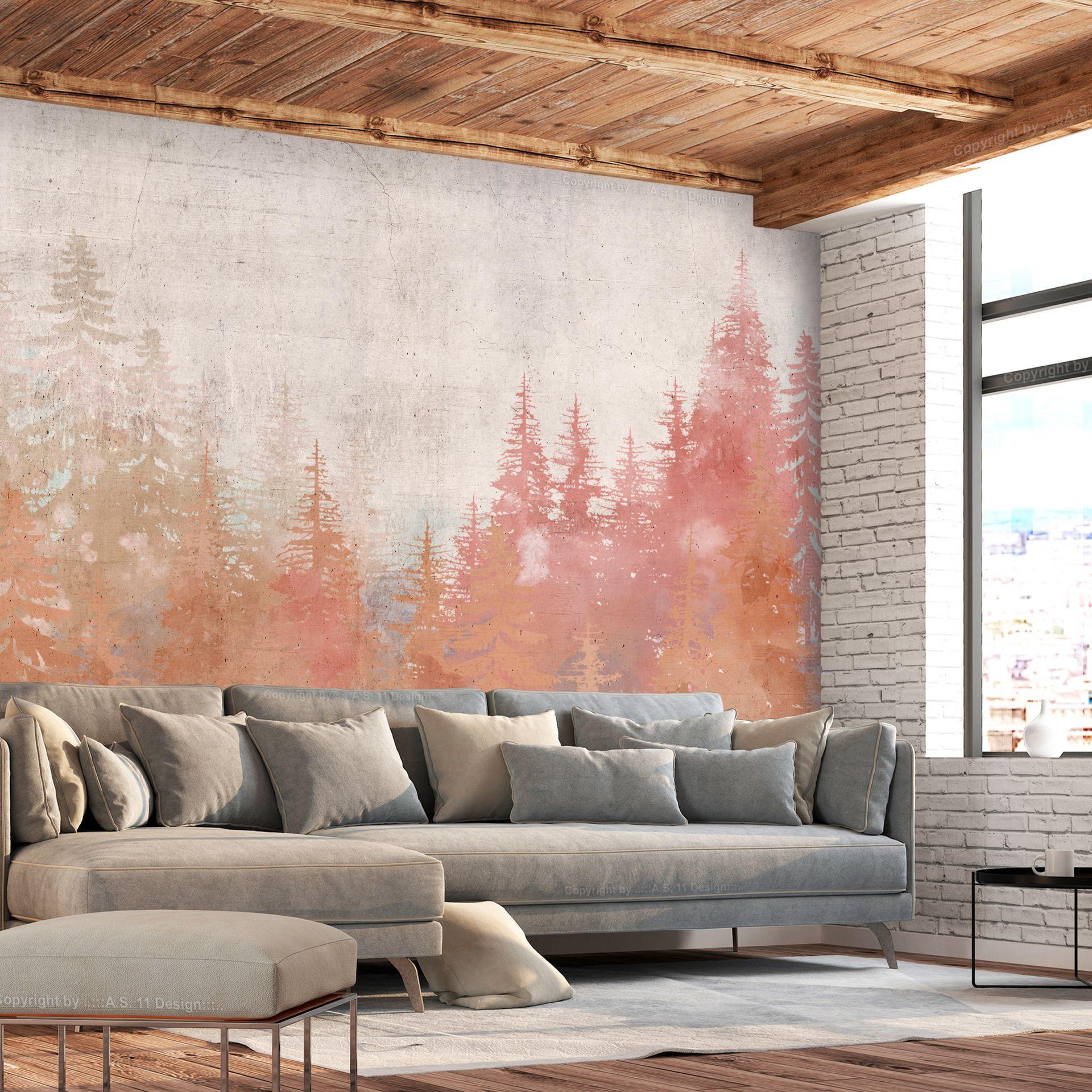 SELBSTKLEBENDE FOTOTAPETE 294/210 cm - Beige/Braun, Kunststoff/Textil (294/1cm) - KUNSTLOFT