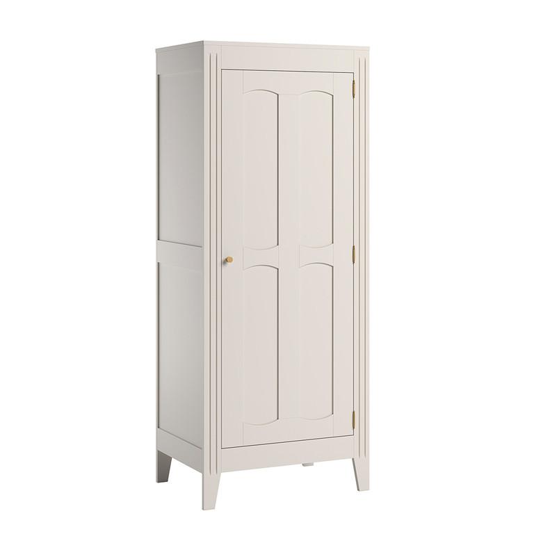 SCHRANK 1 Tür Weiß - Weiß, Holzwerkstoff (80/197/55cm) - Petits-meubles