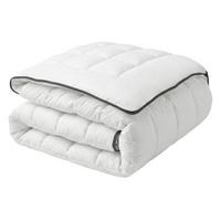 BETTDECKE Mikrofaser Mittelwarm 135/200 cm Koutra - Weiß, Textil (200/135cm) - Beliani