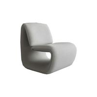 LOUNGESESSEL HAZEL Grau Kunstleder, Webstoff - Schwarz/Grau, Kunststoff/Textil (67/79/89cm) - KAWOLA