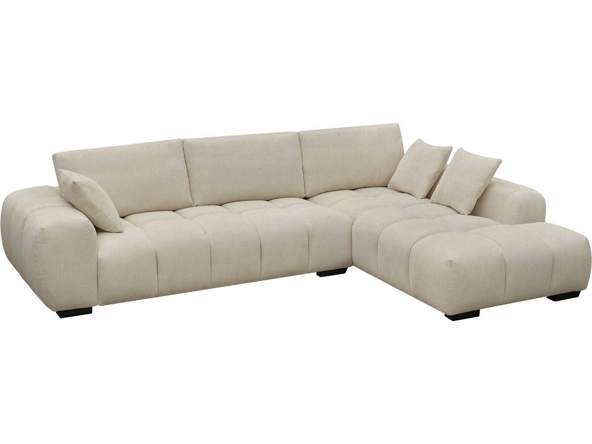 ECKSOFA - 3 places - beige beige - Beige, Textil (207/307cm) - Habitat Garten