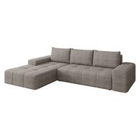 ECKSCHLAFSOFA Tonseo L, Seite: Links - Kastanienfarben/Schwarz, Holz/Kunststoff (275/173cm) - MIRJAN24