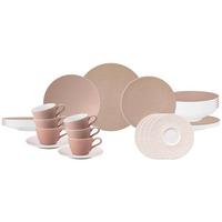 KOMBISERVICE Life Fashion Posh Rose 30-tlg. - Rosa, Keramik (2/2/2cm) - Seltmann Weiden