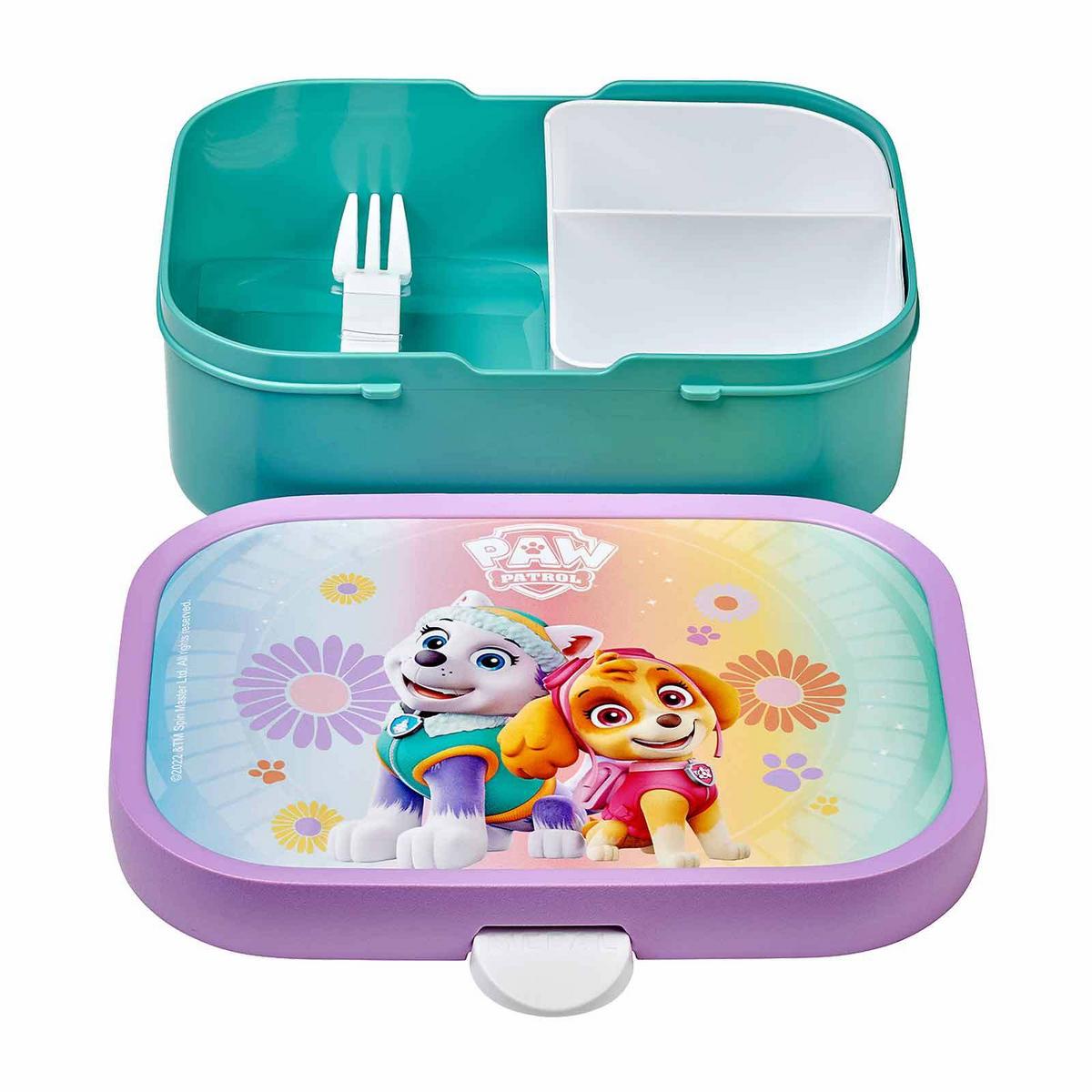 LUNCHSET Campus Paw Patrol Girls 400 ml + 700 ml 2er Set - Türkis/Lila, Kunststoff (7.5/18.8/20.5cm) - Mepal