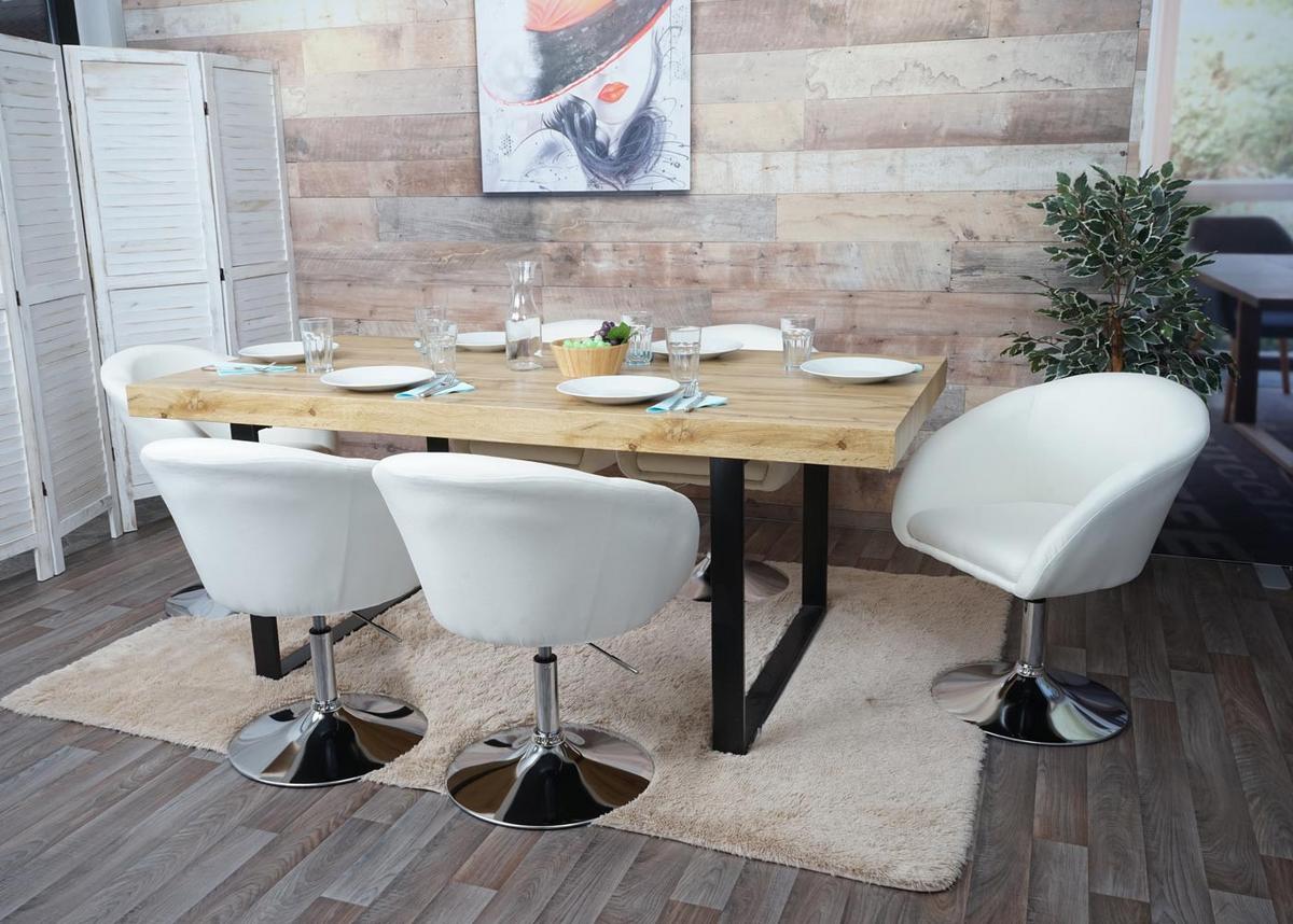 ESSZIMMERSTUHL Cremeweiß - Creme/Weiß, Textil (59/90/60cm) - MCW