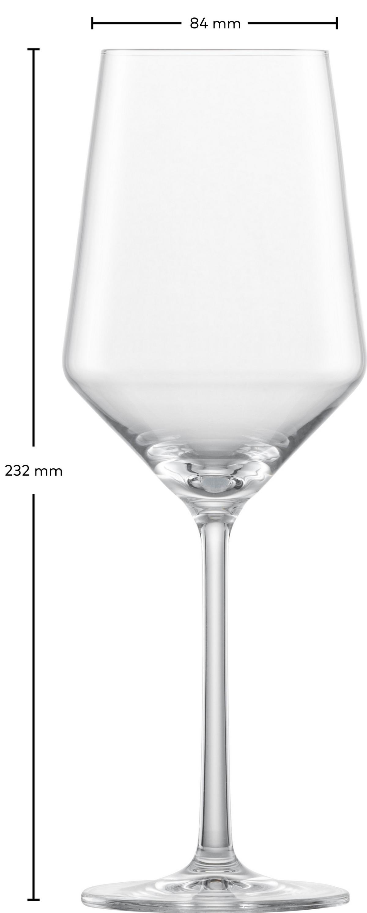 WEISSWEINGLÄSER Pure transparent 408 ml 2er Set - Transparent, Glas (0.408L) - Zwiesel Glas