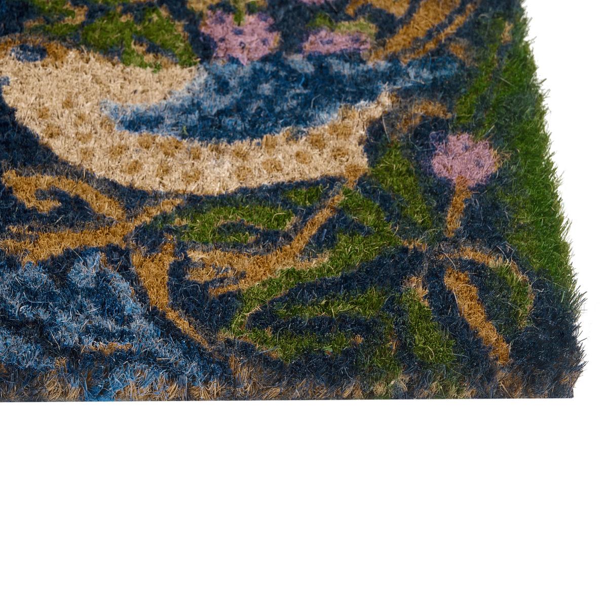 FUSSMATTE Bunt 40/60 cm Kokosfasern Sakesar - Multicolor, Textil (40/60cm) - Beliani