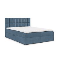 BOXBETT Dominga - Hellblau, Holzwerkstoff/Textil (180/200cm) - Fun Möbel