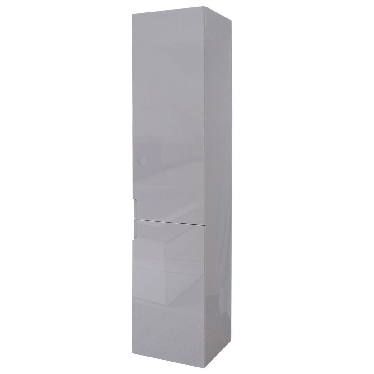 HÄNGESCHRANK Hochglanz Hellgrau - Grau, Holz (30/150/30cm) - MCW
