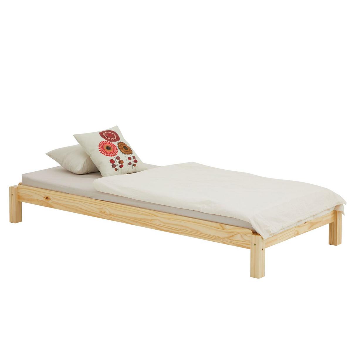 STAPELBETT RINO 90x190 cm natur - Naturfarben, Holz (90/190cm) - IDIMEX