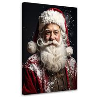 LEINWANDBILD Weihnachten 60x90cm - Rot, Textil (60/90cm) - Feeby