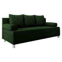 SCHLAFSOFA Dover - Chromfarben/Grün, Holz/Kunststoff (192/86/80cm) - MIRJAN24