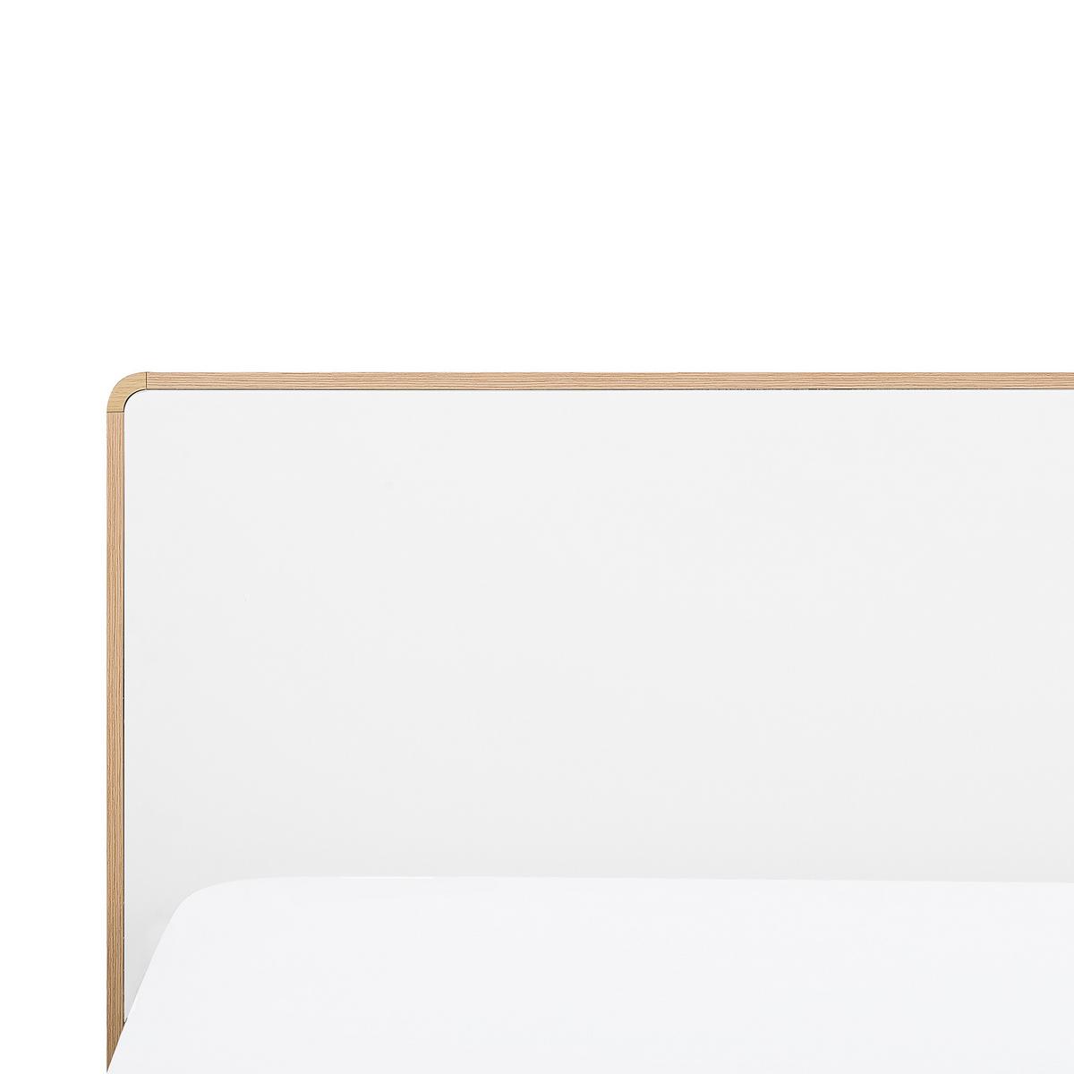 BETT mit Lattenrost 160x200 cm Heller Holzfarbton Serris - Hellbraun, Holzwerkstoff (160/200cm) - Beliani