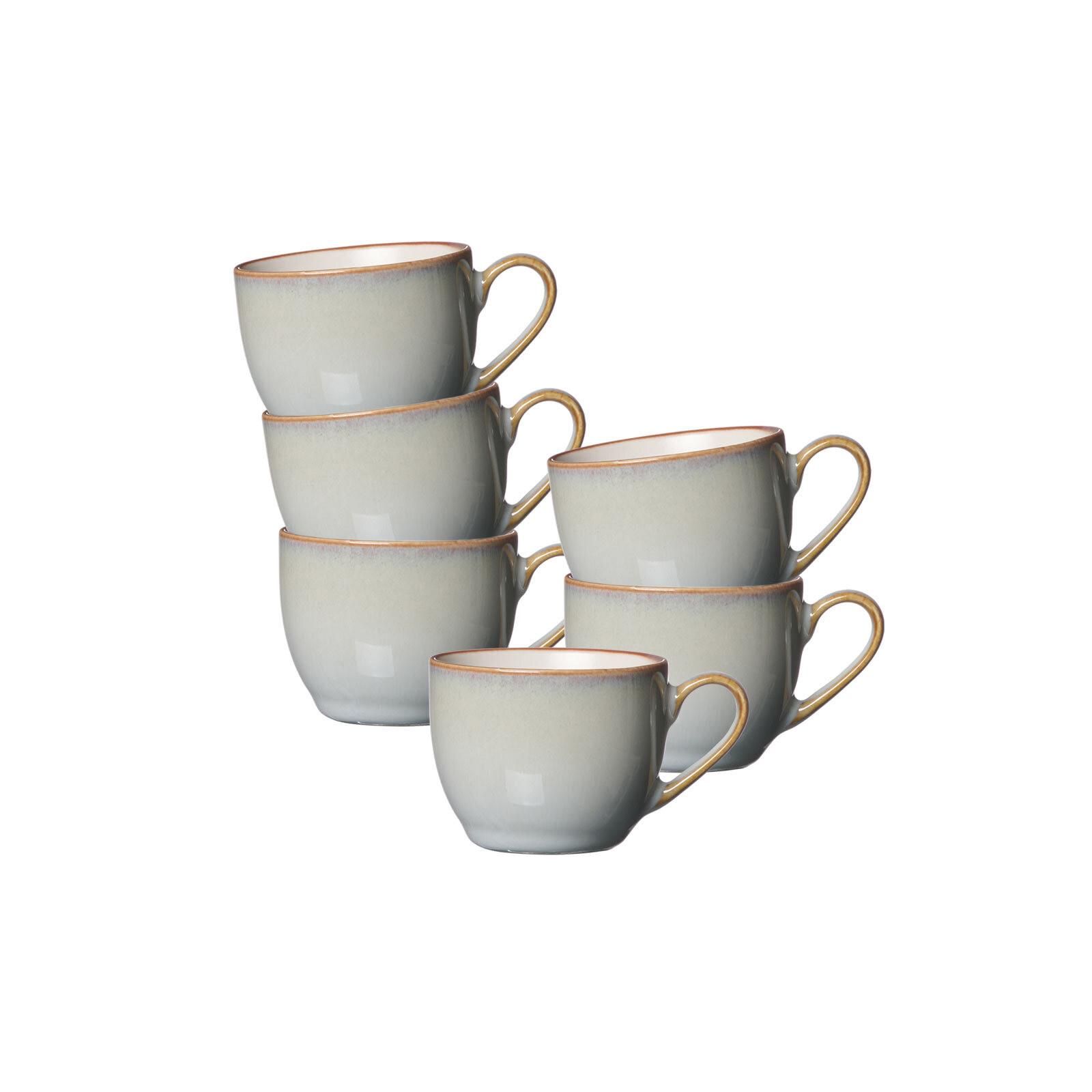 ESPRESSOTASSEN Portofino grau 90 ml 6er Set - Grau, Keramik (0.09L) - Ritzenhoff Breker