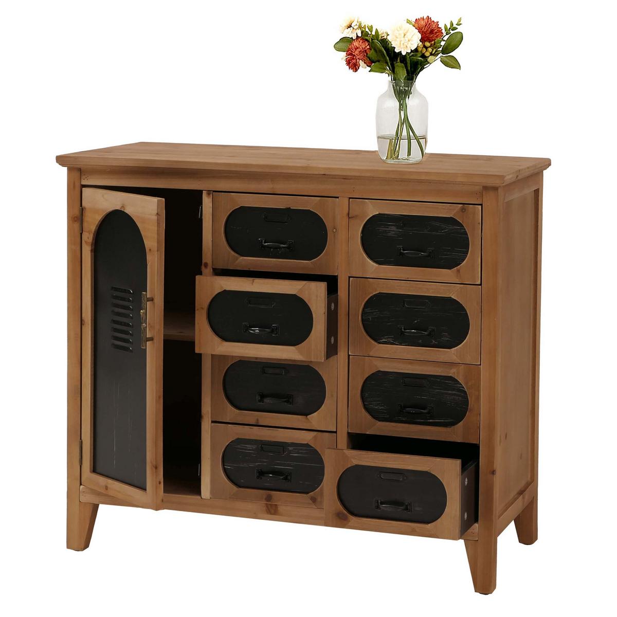 APOTHEKERKOMMODE Braun - Braun, Holz (91/80/40cm) - MCW